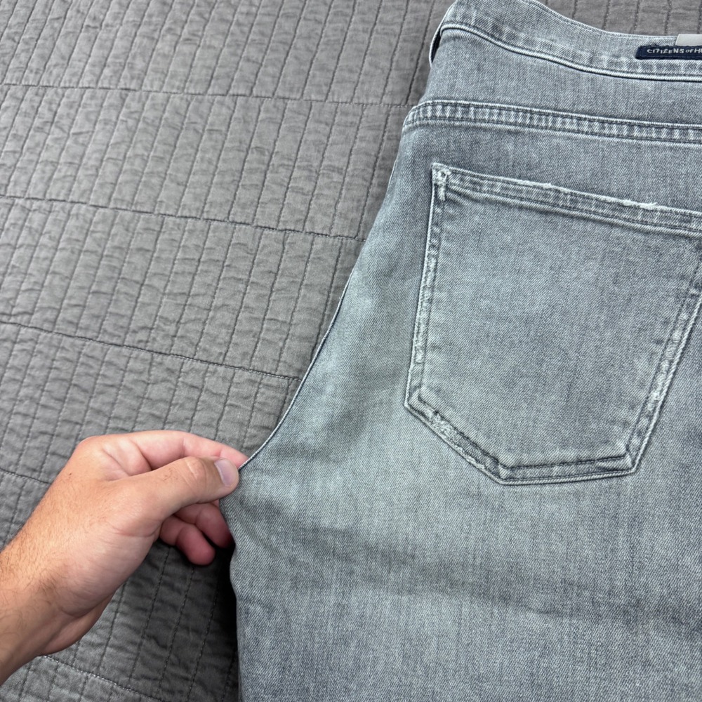 Citizens of Humanity Harlow Ankle High Rise Slim Jeans Grey Women 29 Denim - Picture 8 of 15